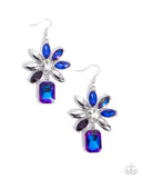 Meaningful Masterpiece - Blue Earrings - Paparazzi Accessories Earrings Bedazzle Me Pretty Mobile Fashion Boutique