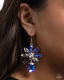 Meaningful Masterpiece - Blue Earrings - Paparazzi Accessories Earrings Bedazzle Me Pretty Mobile Fashion Boutique