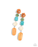 Meditative Magic - Multi Post Earrings - Paparazzi Accessories Post Earrings Bedazzle Me Pretty Mobile Fashion Boutique