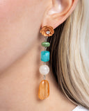 Meditative Magic - Multi Post Earrings - Paparazzi Accessories Post Earrings Bedazzle Me Pretty Mobile Fashion Boutique