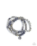 Mental Mentality - Silver Bracelet - Paparazzi Accessories Bracelet Bedazzle Me Pretty Mobile Fashion Boutique