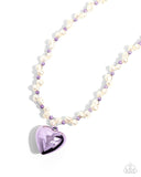 Mermaid Model - Purple Necklace - Paparazzi Accessories Necklace Bedazzle Me Pretty Mobile Fashion Boutique