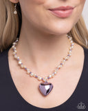 Mermaid Model - Purple Necklace - Paparazzi Accessories Necklace Bedazzle Me Pretty Mobile Fashion Boutique