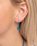 Meteor Moment - Blue Necklace - Paparazzi Accessories Necklace Bedazzle Me Pretty Mobile Fashion Boutique