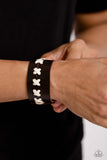 Metro Mustang - Brown Bracelet - Paparazzi Accessories Bracelet Bedazzle Me Pretty Mobile Fashion Boutique