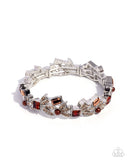 Mind-Blowing Moment - Brown Bracelet - Paparazzi Accessories Bracelet Bedazzle Me Pretty Mobile Fashion Boutique