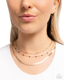 Mismatched Magic - Blue Necklace - Paparazzi Accessories Necklace Bedazzle Me Pretty Mobile Fashion Boutique