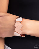 Mismatched Marvel - Copper Bracelet - Paparazzi Accessories Bracelet Bedazzle Me Pretty Mobile Fashion Boutique