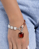 Mismatched Season - Brown Bracelet - Paparazzi Accessories Bracelet Bedazzle Me Pretty Mobile Fashion Boutique