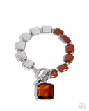 Mismatched Season - Brown Bracelet - Paparazzi Accessories Bracelet Bedazzle Me Pretty Mobile Fashion Boutique