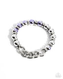 Mixed Company - Purple Bracelet - Paparazzi Accessories Bracelet Bedazzle Me Pretty Mobile Fashion Boutique