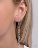 Mixed Motive - Silver Necklace - Paparazzi Accessories Necklace Bedazzle Me Pretty Mobile Fashion Boutique