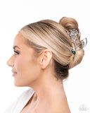 Model ROSE - Purple Hair Clip - Paparazzi Accessories Hair Clip Bedazzle Me Pretty Mobile Fashion Boutique