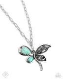 Moderate Merriment - Green Necklace - Paparazzi Accessories Necklace Bedazzle Me Pretty Mobile Fashion Boutique