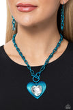 Modern Matchup - Blue Necklace - Paparazzi Accessories Necklace Bedazzle Me Pretty Mobile Fashion Boutique