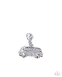 Mom Taxi - Silver Bracelet Charm - Paparazzi Accessories Bracelet Bedazzle Me Pretty Mobile Fashion Boutique