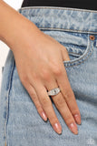 Monogram Memento - Silver - J Ring - Paparazzi Accessories Ring Bedazzle Me Pretty Mobile Fashion Boutique