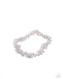 Moon Mecca - Silver Mens Bracelet - Paparazzi Accessories Mens Bracelet Bedazzle Me Pretty Mobile Fashion Boutique