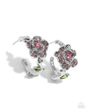 Mother ROSE Best - Pink Earrings - Paparazzi Accessories Earrings Bedazzle Me Pretty Mobile Fashion Boutique