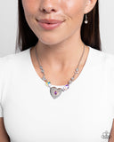 Motivated Medley - Orange Necklace - Paparazzi Accessories Necklace Bedazzle Me Pretty Mobile Fashion Boutique