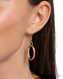 Motley In Motion - Gold Necklace - Paparazzi Accessories Necklace Bedazzle Me Pretty Mobile Fashion Boutique