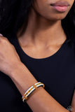 Mountain PASSPORT - Green Bracelet - Paparazzi Accessories Bracelet Bedazzle Me Pretty Mobile Fashion Boutique