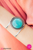Mountains On My Mind - Blue Bracelet - Paparazzi Accessories Bracelet Bedazzle Me Pretty Mobile Fashion Boutique