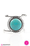 Mountains On My Mind - Blue Bracelet - Paparazzi Accessories Bracelet Bedazzle Me Pretty Mobile Fashion Boutique
