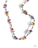 Multicolored Marathon - Multi Necklace - Paparazzi Accessories Necklace Bedazzle Me Pretty Mobile Fashion Boutique