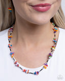 Multicolored Marathon - Multi Necklace - Paparazzi Accessories Necklace Bedazzle Me Pretty Mobile Fashion Boutique