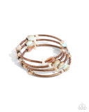 Multiple Choice - Copper Bracelet - Paparazzi Accessories Bracelet Bedazzle Me Pretty Mobile Fashion Boutique