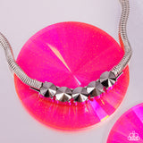 Musings Makeover - Silver Necklace - Paparazzi Accessories Necklace Bedazzle Me Pretty Mobile Fashion Boutique