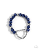 My Love, My Life - Blue Bracelet - Paparazzi Accessories Bracelet Bedazzle Me Pretty Mobile Fashion Boutique