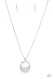 Net Worth - White Necklace - Paparazzi Accessories Necklace Bedazzle Me Pretty Mobile Fashion Boutique