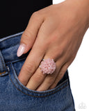 Never Ending Style - Pink Ring - Paparazzi Accessories Ring Bedazzle Me Pretty Mobile Fashion Boutique