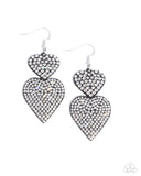 Never Enough Sparkle - Black Earrings - Paparazzi Accessories Earrings Bedazzle Me Pretty Mobile Fashion Boutique