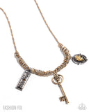 Noteworthy Nomad - Multi Necklace - Paparazzi Accessories Necklace Bedazzle Me Pretty Mobile Fashion Boutique