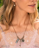 Noteworthy Nomad - Multi Necklace - Paparazzi Accessories Necklace Bedazzle Me Pretty Mobile Fashion Boutique