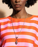 Nuanced Nautical - Black Necklace - Paparazzi Accessories Necklace Bedazzle Me Pretty Mobile Fashion Boutique