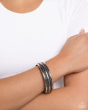 Off Road Relic - Silver Bracelet - Paparazzi Accessories Bracelet Bedazzle Me Pretty Mobile Fashion Boutique
