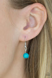 On Mountain Time - Blue Necklace - Paparazzi Accessories Necklace Bedazzle Me Pretty Mobile Fashion Boutique