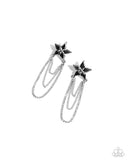 One In A Million Opulence - Silver Post Earrings - Paparazzi Accessories Post Earrings Bedazzle Me Pretty Mobile Fashion Boutique