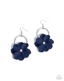 One of a Kind Charisma - Blue Earrings - Paparazzi Accessories Earrings Bedazzle Me Pretty Mobile Fashion Boutique