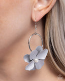One of a Kind Charisma - Silver Earrings - Paparazzi Accessories Earrings Bedazzle Me Pretty Mobile Fashion Boutique