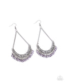 Orchard Odyssey - Silver Earrings - Paparazzi Accessories Earrings Bedazzle Me Pretty Mobile Fashion Boutique