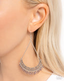 Orchard Odyssey - Silver Earrings - Paparazzi Accessories Earrings Bedazzle Me Pretty Mobile Fashion Boutique