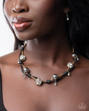 Ornamental Operation - Multi Necklace - Paparazzi Accessories Necklace Bedazzle Me Pretty Mobile Fashion Boutique
