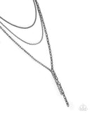 Ornate Obsession - White Necklace - Paparazzi Accessories Necklace Bedazzle Me Pretty Mobile Fashion Boutique