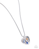 Outgoing Opulence - Blue Necklace - Paparazzi Accessories Necklace Bedazzle Me Pretty Mobile Fashion Boutique
