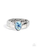 Oval Obsession - Blue Bracelet - Paparazzi Accessories Bracelet Bedazzle Me Pretty Mobile Fashion Boutique